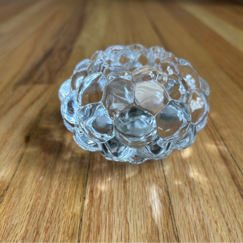 Orrefors Kostaboda Raspberry Votive Candle Holder